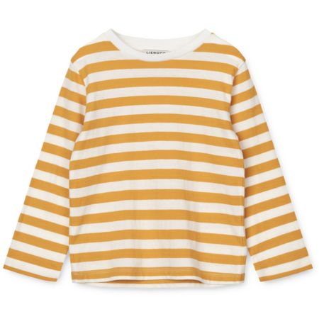 Orange and yellow striped long sleeve shirt online