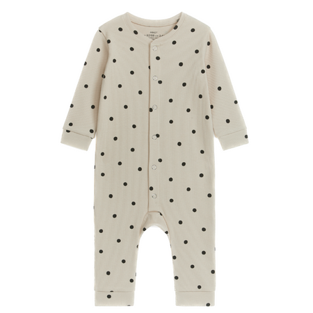 Jersey Ribbed Polka Dot Romper Bundlee